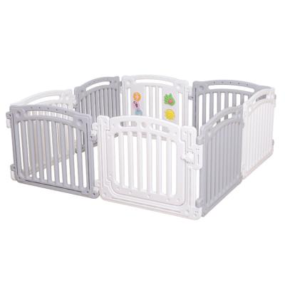 China Plastic Baby Safety PE Fence Kids Baby Playpen for sale