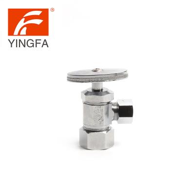 China Easy to install YINGFA 22101 Angle Stop Valve Multi Turn Stop Valve Brass cUPC LEAD FREE NSF Certificates NSF Certificates for sale