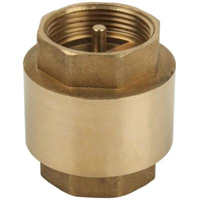 China Toilet Home Kitchen / Plumbing Inner and Outer Teeth Check Valve Thread Check Valve Brass Vertical Inner Water Pipe Double Check Valve for sale