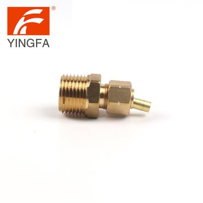 China Easy To Disassemble No Flared Tools Required Brass Pipe Fitting Tee Tubing Item Name 61068-68 for sale