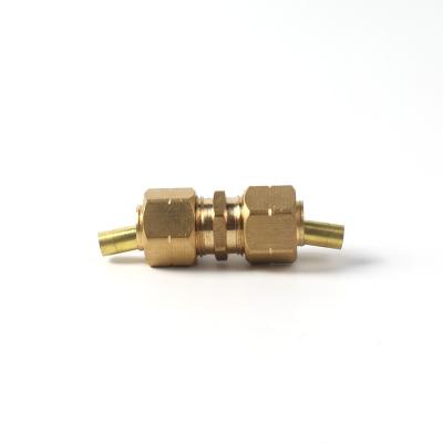 China Easy To Disassemble No Tools Flare Required Ferrule 61062-6 Tube Fitting Flare PVC Pipe Union Brass Copper Coupling for sale