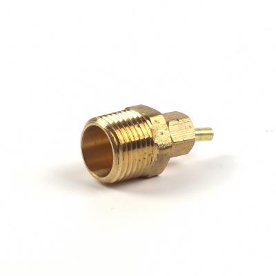 China Easy To Disassemble No Tools Flare Required 61068-46 Lead Free Brass Ferrule Fitting Bronze Male Clamped Hose Connector for sale