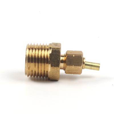 China Easy To Disassemble No Tools Flare Required 61068-48 Brass Water Hose Long Hose Quick Connector For Aluminum Hose for sale