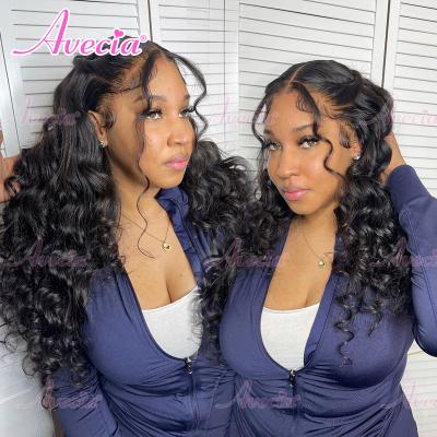 China Wholesale Hd Brazilian Body Wave Hair Lace Front Wig, Loose Deep Cuticle Aligned Virgin Hair Wig, Lace Front Wigs For Black Women for sale