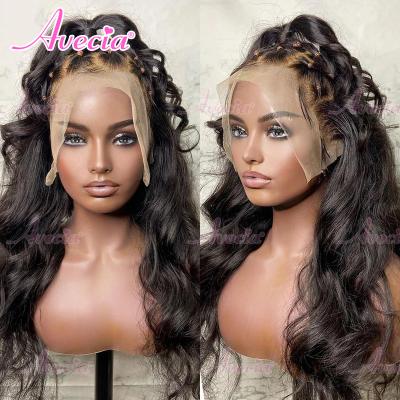 China Cheap Natural Body Wave Glueless Body Wave Hair Wigs Lace Front Human Hair Hd Virgin Brazilian Hair Lace Front Wig For Women for sale