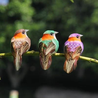 China Decoración de la fiesta de Navidad Pájaro de plumas con envío rápido DHL UPS FEDEX EMS TNT en venta