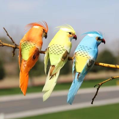 China Ganso de Navidad pájaros de plumas falsos, decoraciones de fiesta pájaros artificiales de plumas en venta