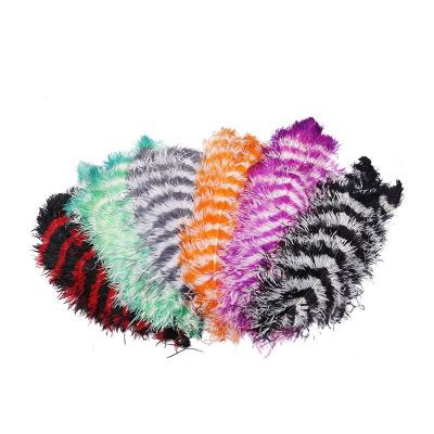 China Two Tones Colour Ostrich Feather Plumes 50-55cm Size for Decoration for sale