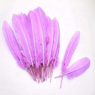 China Dyed Turkey Feather Quill For Party Decoration Millinery Supplies Exceptional Design for sale