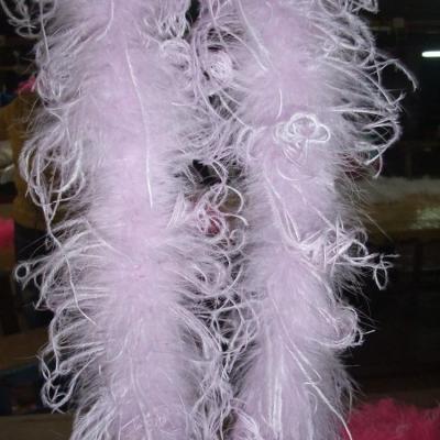 China 10-15cm Marabou And Curly Ostrich Boa Feather Scarf Via DHL UPS FedEx EMS TNT for sale