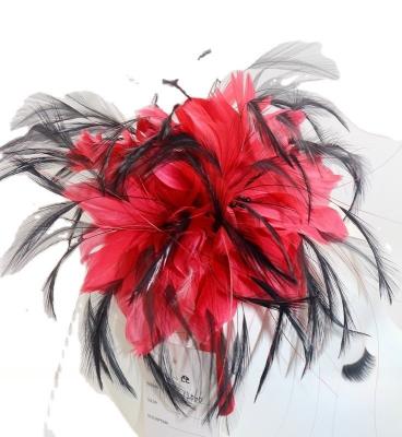 China Hat Decoration Hackle Feather Flower Fascinator Shipping DHL UPS FEDEX EMS TNT for sale