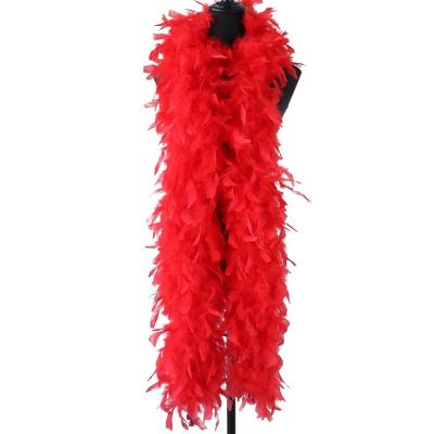 China Turkey Chandelle And Marabou Feather Boa Party Decor With Patterned Dyed for sale