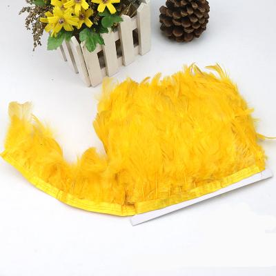 China DHL Shipping Turkey Chandelle Feather Fringe Trimming with Satin Ribbon Tape for sale