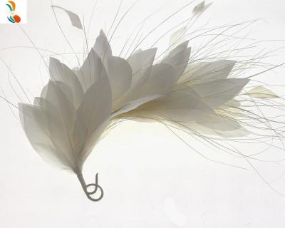 China Chinese Year Party Essentials Goose Feather Flower Mount with Wire Accessory for sale