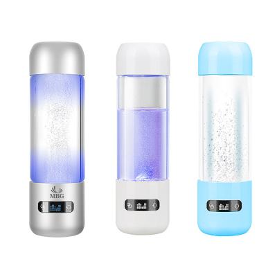 China Fashionable Water Bottle Alkaline Rich Electrolysis Cup Water Hydrogen Ionizer Filter Hotel Water Bottle Free for sale