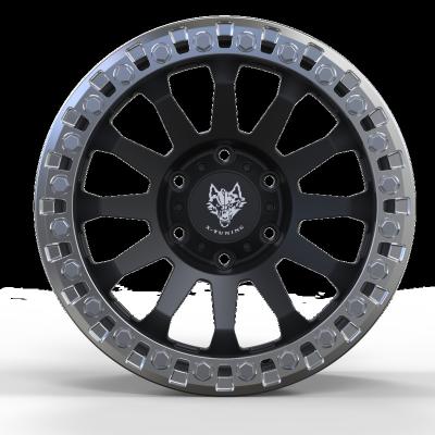 China 6061-T6 High Performance Aluminum RueiZu XT104 Xtuning 17 Inch 18 Inch Hardcore Offroad Forged Wheel With Beadlock Wheel Load 1200KG for sale