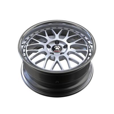 China RueiZu 6061-T6 2PC Aluminum Cost Effective 6061 Aluminum Material Forged Wheels For Luxury Vehicles for sale