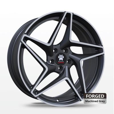 China Wholesale Price Luxury Racing Model R014101 Machined Gray New Forged Wheel Style 20