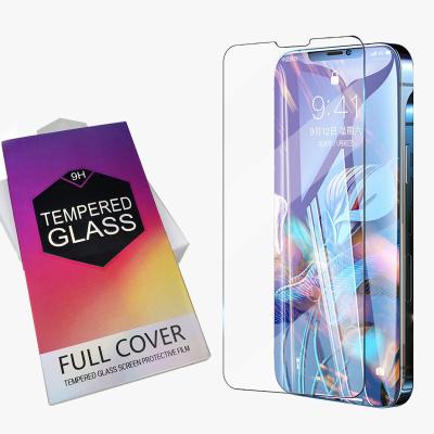 China Real 9H Real 9H Wholesale Cell Phone 2.5d Tempered Glass Screen Protector For Iphone 11 PRO For iphone 12 pro 13 max protection for sale