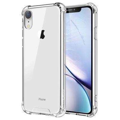 China Shockproof with air bumper shockproof clear phone case for iphone air bumper clear tpu phone case for sale