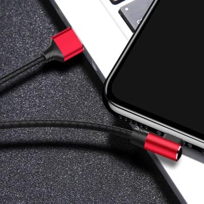 China 90 Degree USB Cable Winfyne Strip Custom Goods 90 Degree Data Cable With Micro USB Right Angle Micro USB Cable for sale