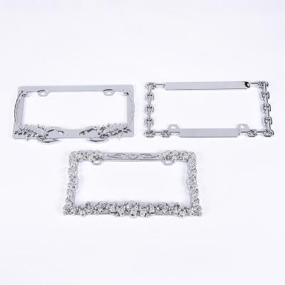 China YKRHD-902 Universal Multi-Purpose Car License Plate Frame Personality ABS US Car License Plate Frame Suppliers for sale