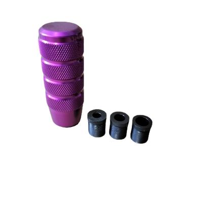 China YK-WBT131 Universal Aluminum Alloy Shift Knob Colorful Weighted Gear Shift Knob Adapter Kit Manufacturer for sale