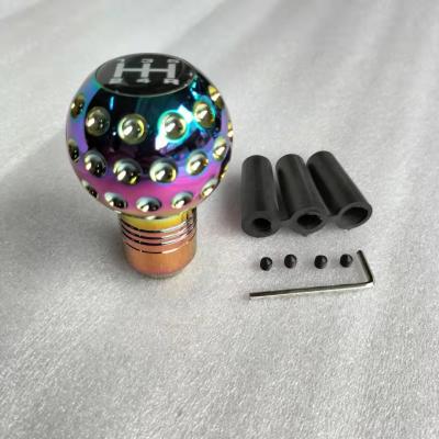 China YK-HR048 Universal Aluminum Alloy Shift Knob 5 Speed Multi-Colors Weighted Gear Shift Knob Ball Manufacturer for sale