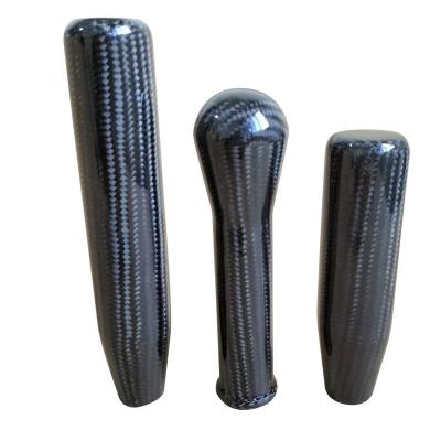 China YK-HR020 Aluminum Alloy Carbon Fiber Car Shift Knob Replacement Black Stick Gear Shift Knob Supplier Manufacturer for sale