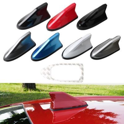 China YK-AT121 Car Decorative Antenna Car Shark Fin Antenna Cover Top Mounted Dummy Roof Aerial Adhesive Tape Base for sale