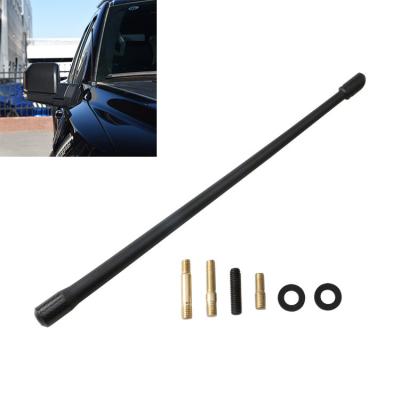 China YK-AT129 Black Universal Car Truck Antenna Vehicle Radio Antenna Replacement for sale