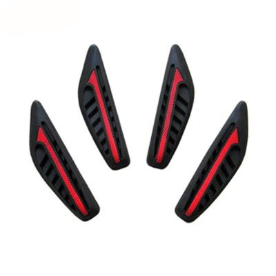 China Novel Style Car Door Edge Guard Soft PVC Car Door Protector Universal Auto Mirror Silicone Bumper 4 Color for sale