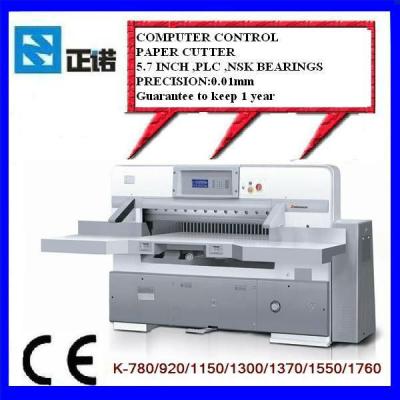 China Paper Cutters Guillotine Machine K920/1150/1300 K920/1150/1300/1370/1550 for sale