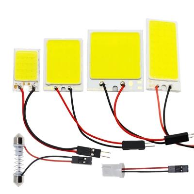 China T10 W5w COB 18SMD 24SMD 36SMD 48SMD Car COB Led Interior Auto Indicating Lamp Bulb Dome Light Festoon Vehicle Panel Lamp Indicator Light for sale