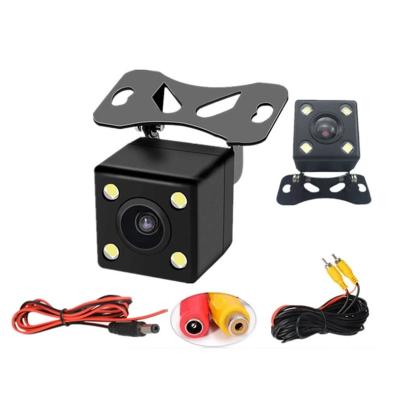 China Car Rear View Camera Night Vision Waterproof 4/8/12LED Reversing Auto Parking Monitor CCD Waterproof HD Visual Backup Cam for sale