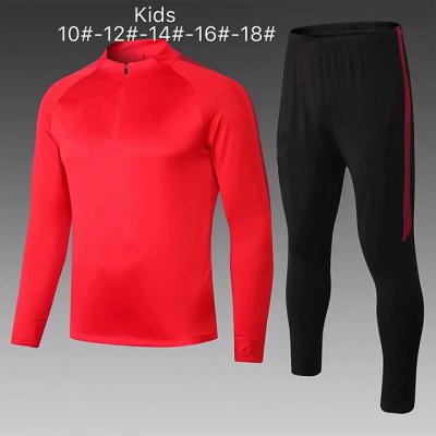 China Shirts & Top Training Soccer Tracksuits, Wholesale Thai Quality Training Club Soccer Tracksuit For Kids for sale