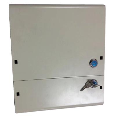 China Telecom 216 Core ODF Cabinet Type 8 rFiber Stainless Steel 3 Door Optical Outdoor Telecom Cabinet with PLC Splitter and Braid for sale