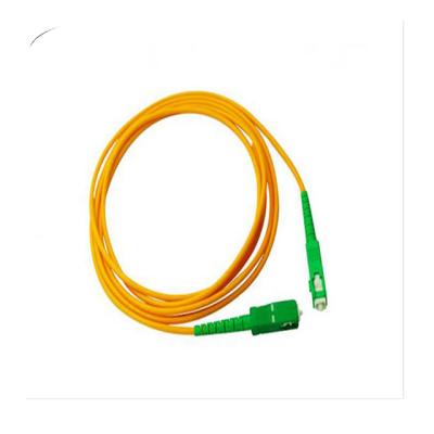 China Low cost multimode or singlemode sc/apc telecommunication patch fiber optic cord for sale