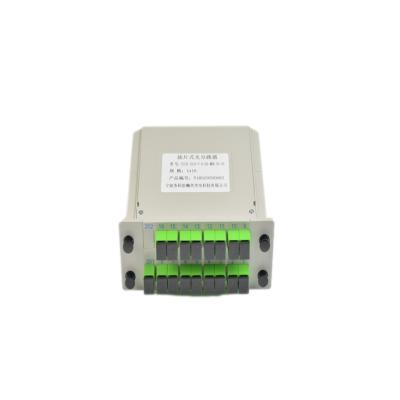 China Fiber Optic PLC Splitter 1x16 Cassette Splitter Board Type SC APC ODF Bare Fiber Optic Splitter UPC APC 1X8 PLC for sale