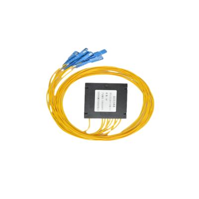 China Telecommunication Wavelength 1260-1650nm Splitter 1*8 PLC Splitter Optical Fiber Coupler for sale