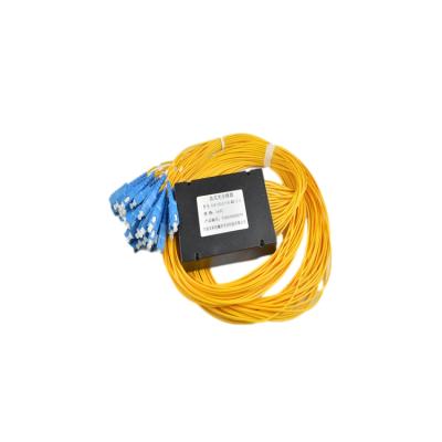 China Telecommunication 1 x 32 mini optical equipment 4 8 16 with way fiber PLC splitter optics / without connector for sale