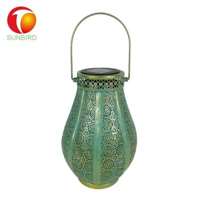 China Moroccan Garden Solar Metal Garden Lantern Light for sale