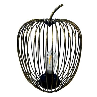 China Modern Outdoor Indoor Decoration Metal Wire Battery Operated Desk Lamp Led Light For Indoor Home Decor for sale