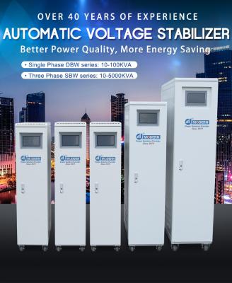 Cina Monofase e stabilizzatore automatico trifase di tensione di CA 10-5000kva in vendita