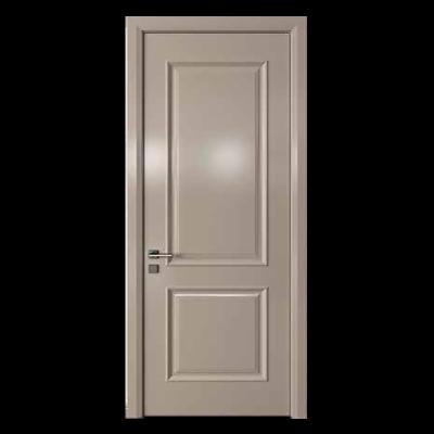 China Perfetto Modern Classic White French Style Home Room Cut Wood Front Door for sale