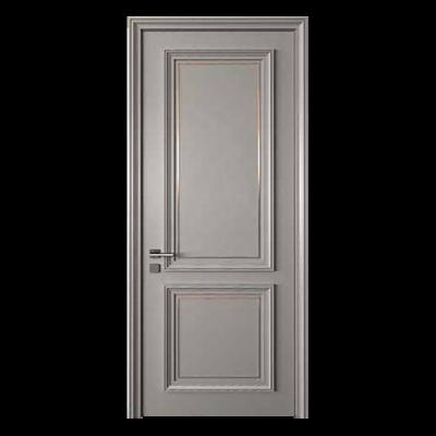 China Perfetto Modern Teak Wood Willow Oak Birch Laminated Plywood CNC Making Entry Doors Single Panel Double Doors Solid Room Door Swing MDF for sale