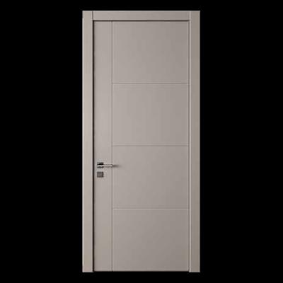 China Factory Price Perfetto Modern Wholesale Cheap Plywood Poplar Wooden House Room Entry Door for sale