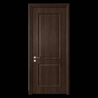 China Perfettodoor Modern High Quality Chinese Furnished Wooden Glass Door For Room for sale