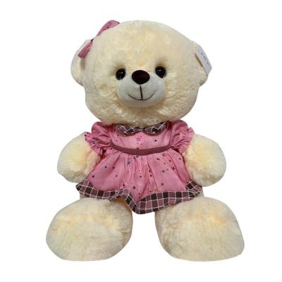 China Best Cute Animal Doll Selling Custom Stuffed Animal Plush Toy Brown Bear Soft Toy Custom Plush Animal Teddy Bear With Clothes Plush Toy for sale