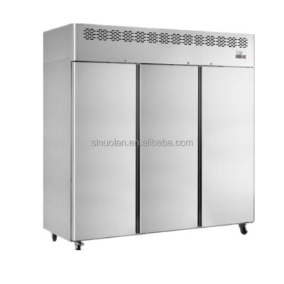 China Refrigerador vertical del refrigerador de la nueva del refrigerador del equipo puerta comercial de la vertical 3 para la cocina del hotel en venta